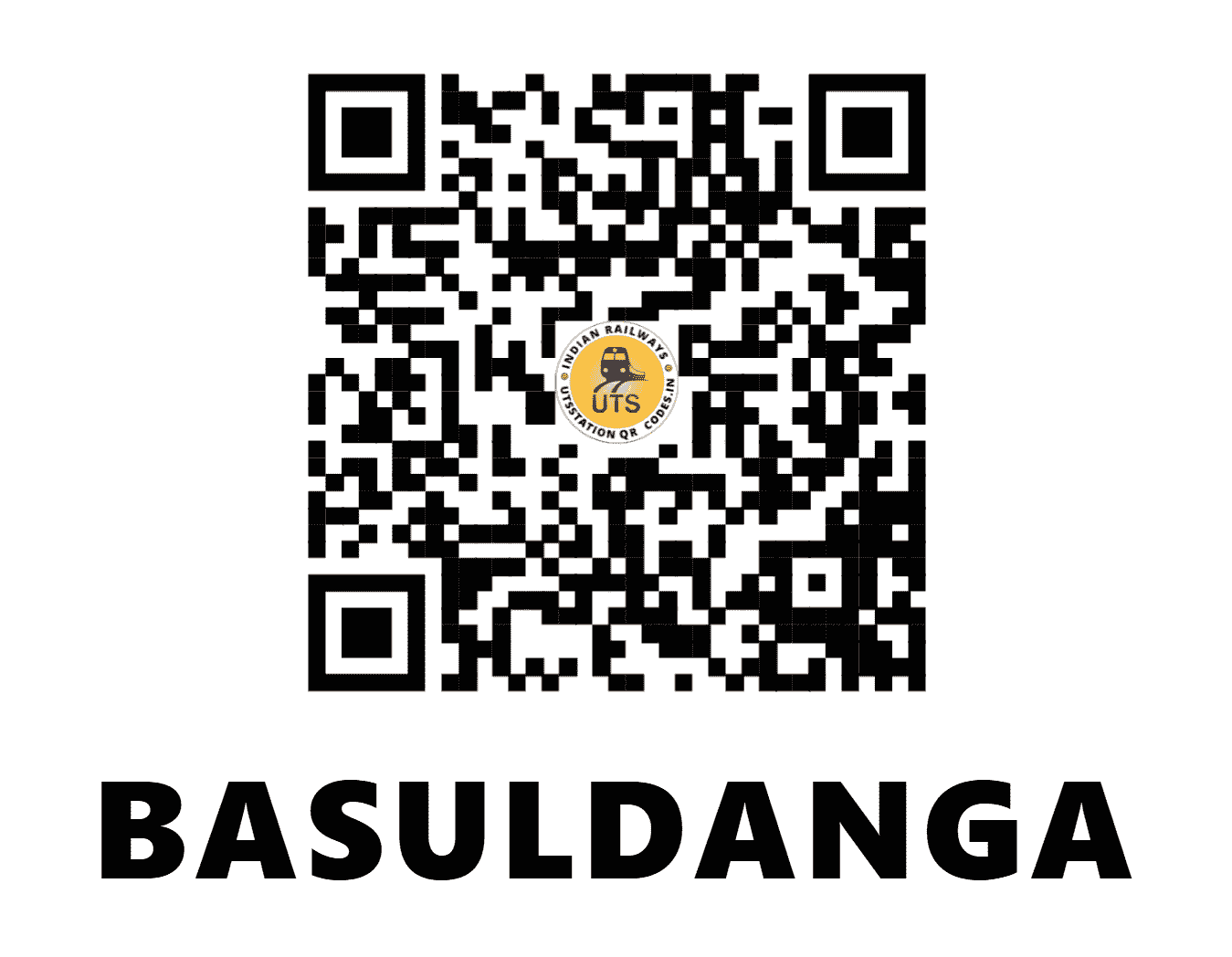 UTS QR Code for BASULDANGA - BSD - ER (WEST BENGAL)